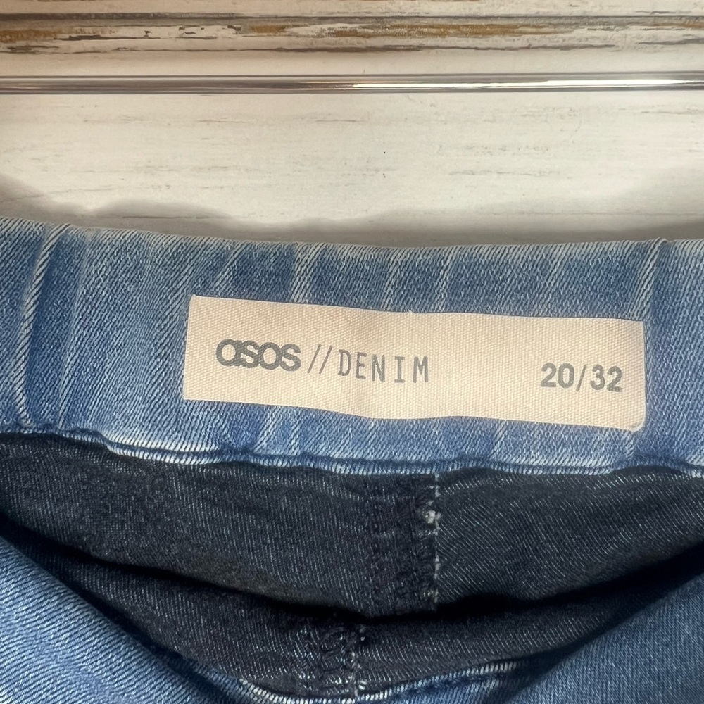 ASOS Blue Cropped Pants - Picture 3 of 3